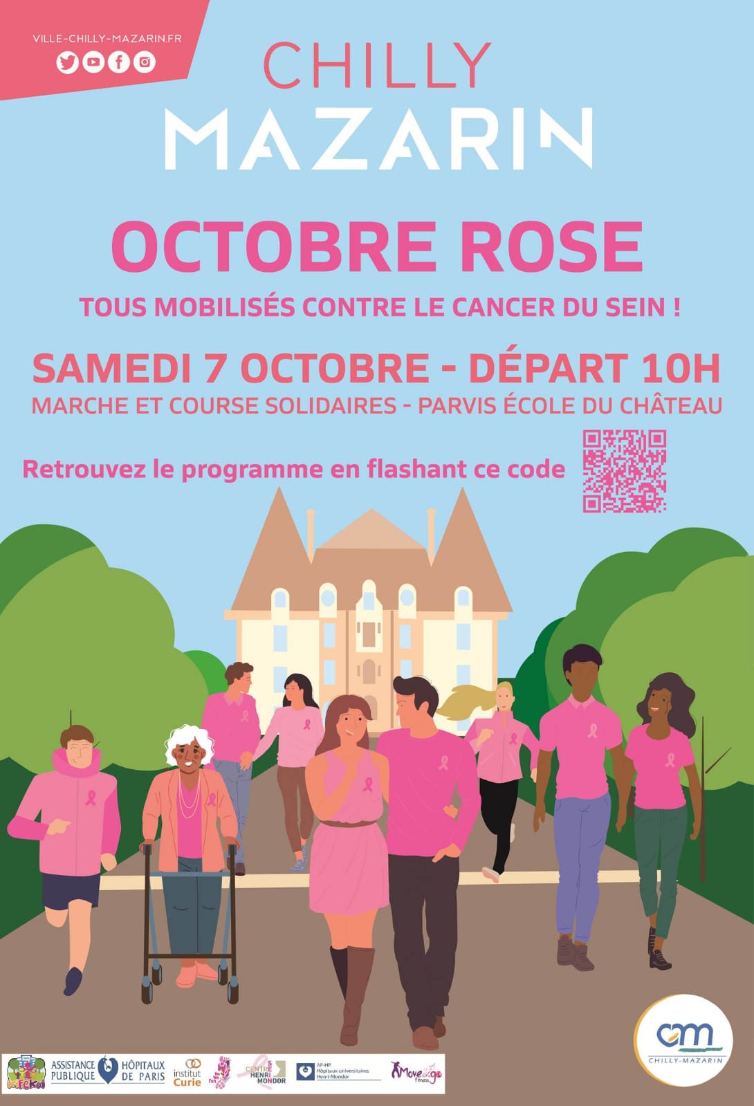 Octobre Rose le club se mobilise contre le cancer du sein !